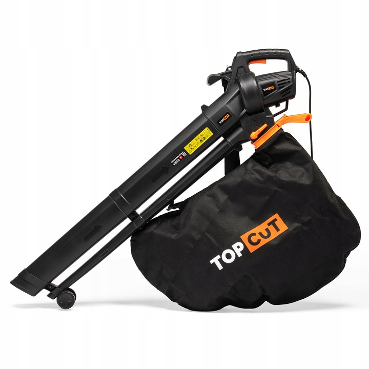 DMUCHAWA ELEKTRYCZNA DO LIŚCI 3500W ODKURZACZ ROZDRABNIACZ 3W1 45L TOP