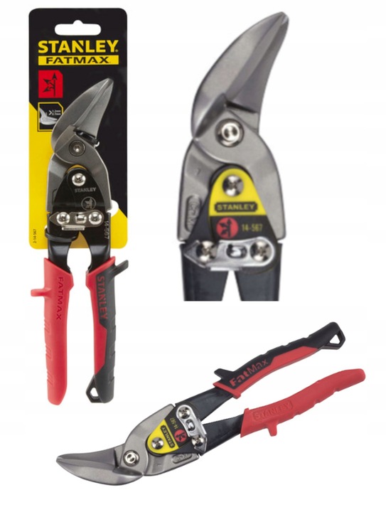 STANLEY FATMAX NOŻYCE DO BLACHY LEWE 2-14-567