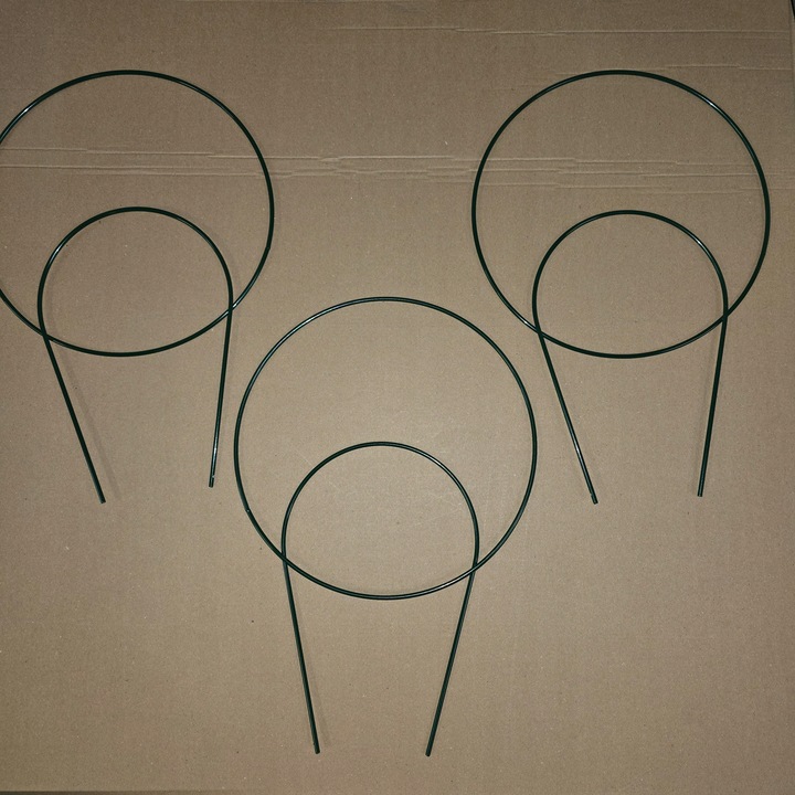 Podpora do kwiatów doniczkowych drabinka tyczka palik 3szt zielona storczyk