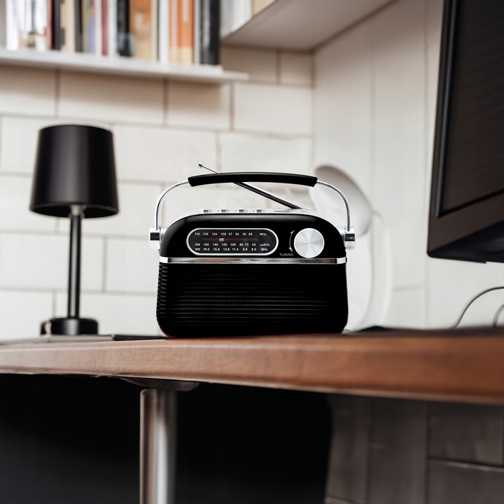 RADIO KUCHENNE RETRO PRZENOŚNE SIECIOWE NA BATERIE STROJENIE FM AM