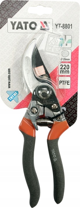 YATO SEKATOR NOŻYCOWY DO GAŁĘZI ALUMINIOWY 220 MM