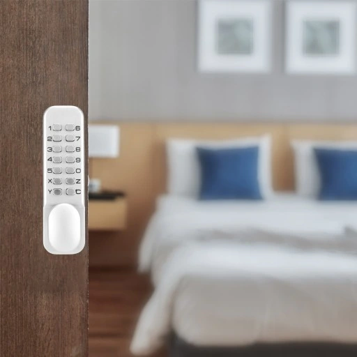 KLAMKA ZAMEK SZYFROWY MECHANICZNY KOD BEZ BATERII