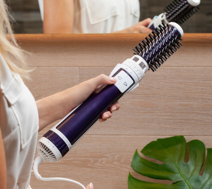 Lokówko-suszarka obrotowa 2w1 ROWENTA BRUSH ACTIV CF9530 nasadki 1000W