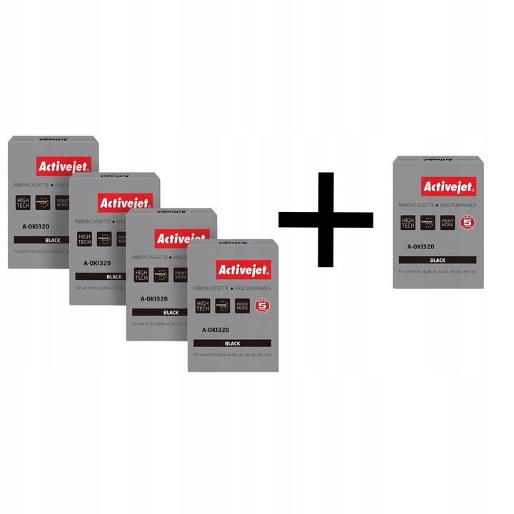 500 sztuk ActiveJet taśma do Oki 9002303 new A-OKI320 ML182 183 192 193 280