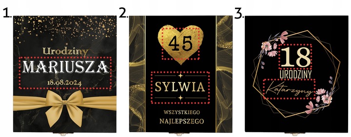 PREZENT NA 30 40 50 60 70 URODZINY ZASTRZYK GOTÓWKI