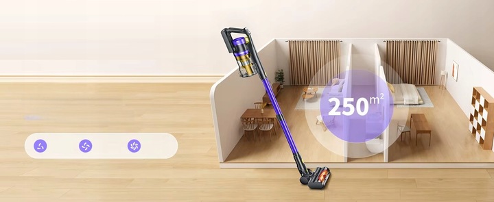 Odkurzacz pionowy Laresar X11 fioletowy