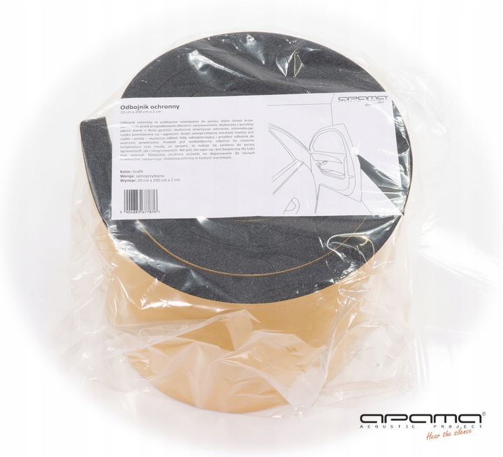 Odbojnik ochraniacz drzwi auta 2m szer. 20cm SAMOPRZYLEPNY gr.2cm do