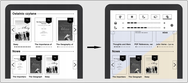 Czytnik Bemi Cognita Light2 /6 cali/smartLED podświetlenie/8GB czarny