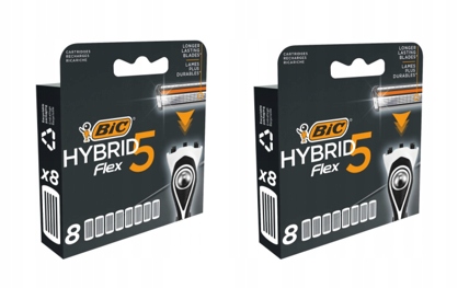 BIC WKŁADY DO GOLAREK HYBRID 5 FLEX BLISTER 16 SZT