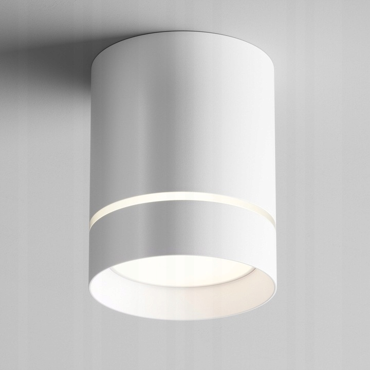 Oprawa Natynkowa Halogenowa Tuba GU10 LED sufitowa spot biała