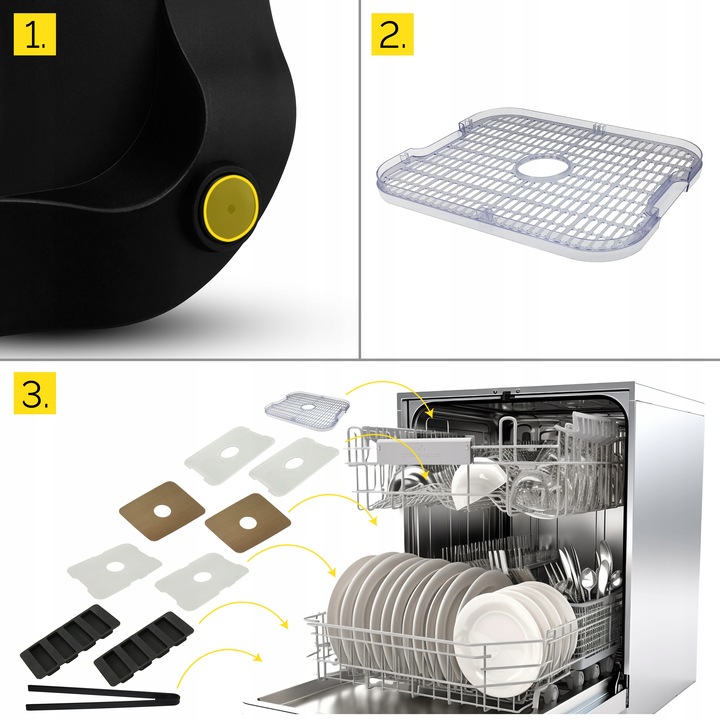 10w1 DUŻA Suszarka do Grzybów Owoców Yoer 450W INOX Timer +6 SIT+9