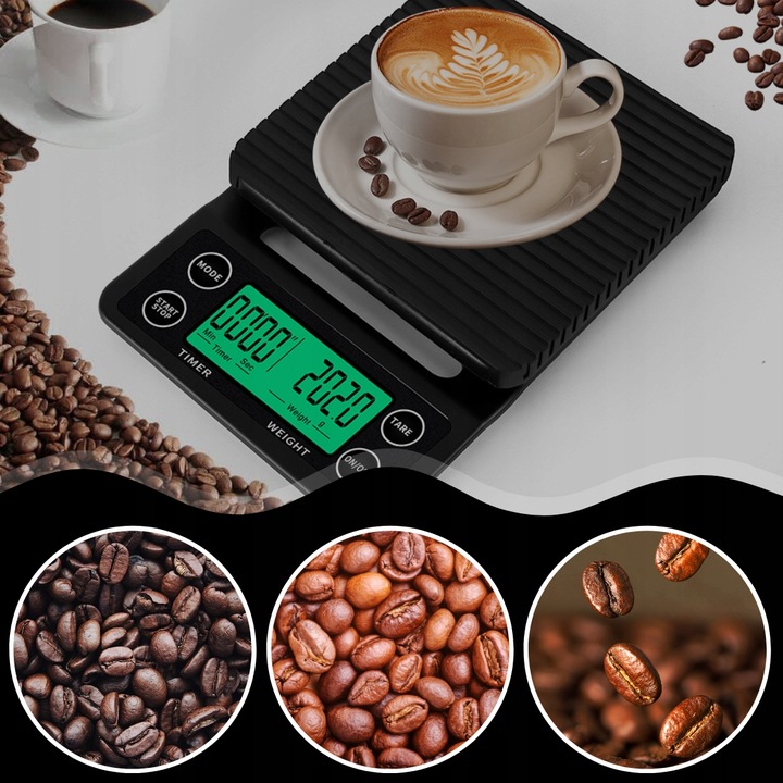 WAGA KUCHENNA ELEKTRONICZNA PRECYZYJNA Z WYŚWIETLACZEM 5000g 1g TIMER