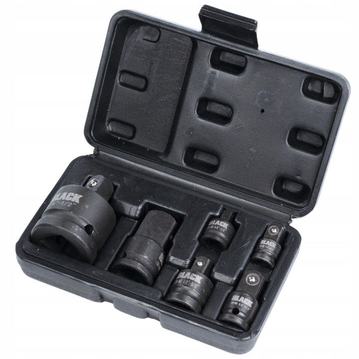 REDUKCJE ADAPTERY REDUKCYJNE 1/2 1/4 3/8 3/4 8szt BLACK