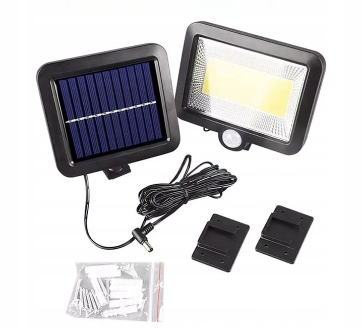 Halogen Lampa solarna 100Led czujka ruchu zmierzch