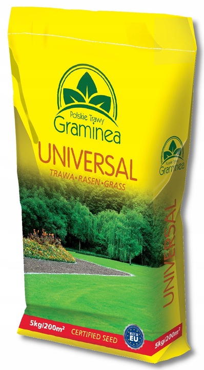 Trawa Uniwersalna Gazonowa Graminea 5KG Nasiona