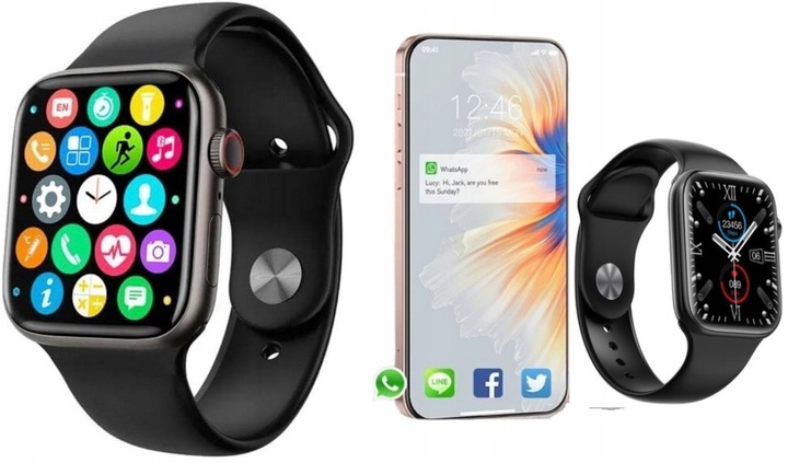 SMARTWATCH ZEGAREK SMARTBAND PULSOMETR CIŚNIENIE TĘTNO