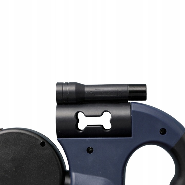 SMYCZ AUTOMATYCZNA PODWÓJNA DLA DWÓCH PSÓW PSA LATARKA ODBLASKOWA TAŚMA 3M