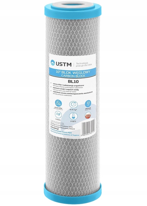 WKŁADY DO FILTRA WODY NA CAŁY DOM 3 STOPNIOWEGO PS20. BL10 ST.