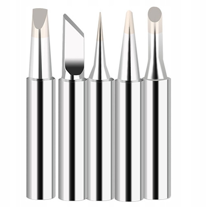 Lutownica precyzyjna kolbowa 60W z LCD cyfrowa regulacja + 5 grotów