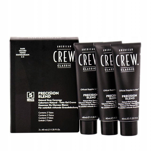 American Crew, Blend Dark 3X40Ml Odsiwiacz Do Włosów Dla Mężczyzn