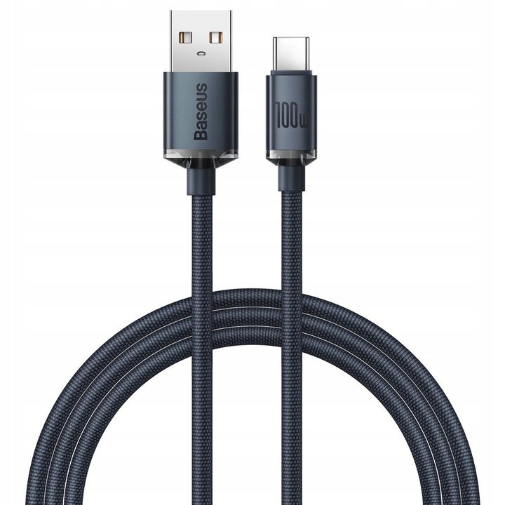 BASEUS SZYBKI KABEL USB USB-C TYP C 100W 6A MOCNY PRZEWÓD DO ŁADOWANIA 1,2m