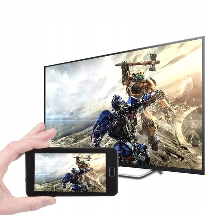 BEZPRZEWODOWY ADAPTER WIFI HDMI MIRRORSCREEN 2W1