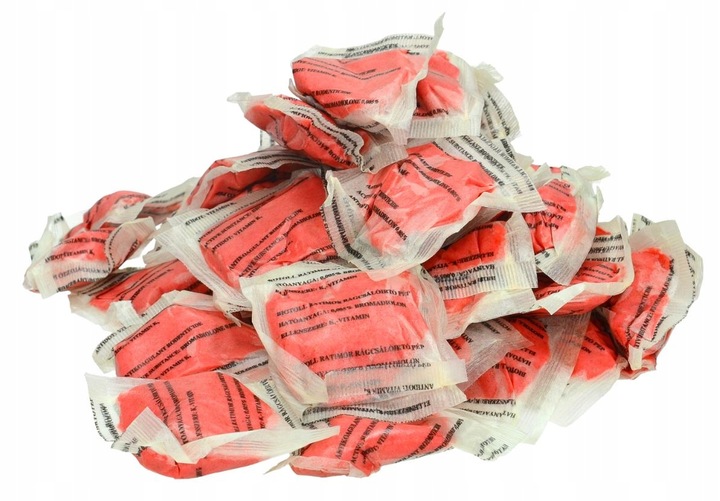 RATIMOR NA MYSZY PASTA CZERWONA NA SZCZURY 1,5KG BROMADIOLONE