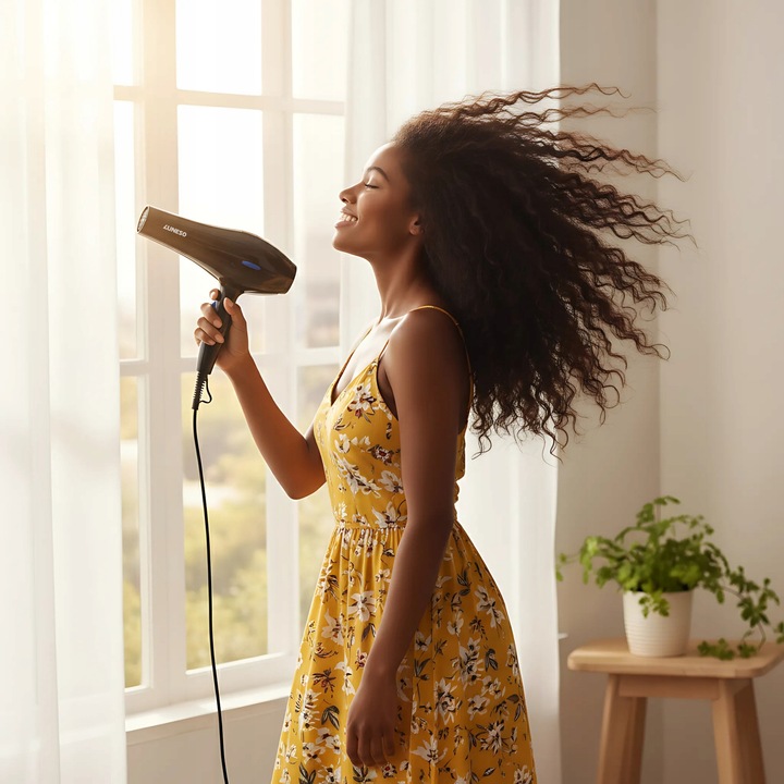 SUSZARKA DO WŁOSÓW z dyfuzorem jonizacja MOCNA koncentrator zimny