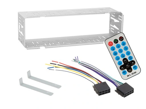 RADIO SAMOCHODOWE 1-DIN BLUETOOTH USB SD RDS MIKROFON PILOT BATERIA ZESTAW