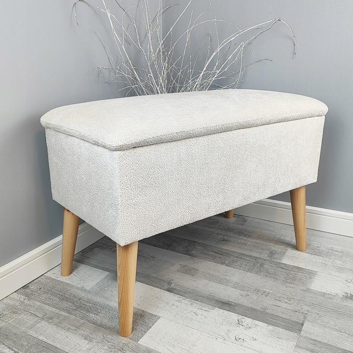 PUFA OTWIERANA SCHOWEK 70 cm Z POJEMNIKIEM KUFER ŁAWKA SIEDZISKO