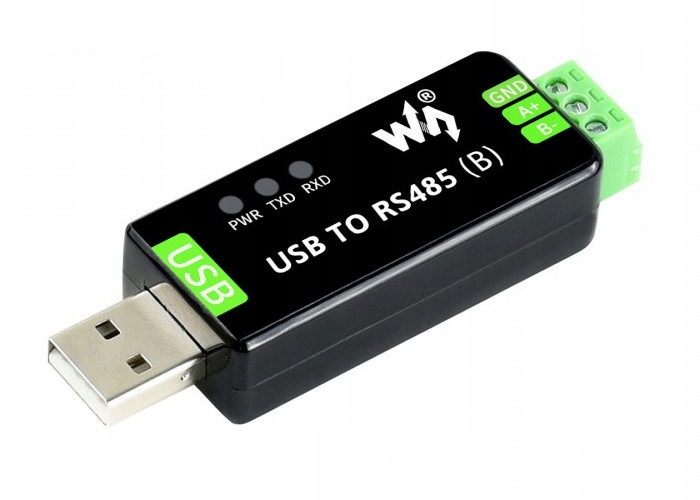 Konwerter przemysłowy USB - RS485 CH343G Waveshare 22456