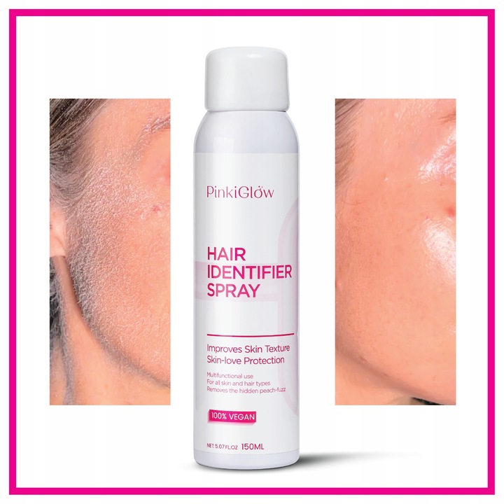 Spray z identyfikatorem włosów do golenia twarzy