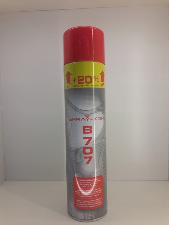 Spray-Kon B707 600ML KLEJ KONTAKTOWY W SPRAYU IN01
