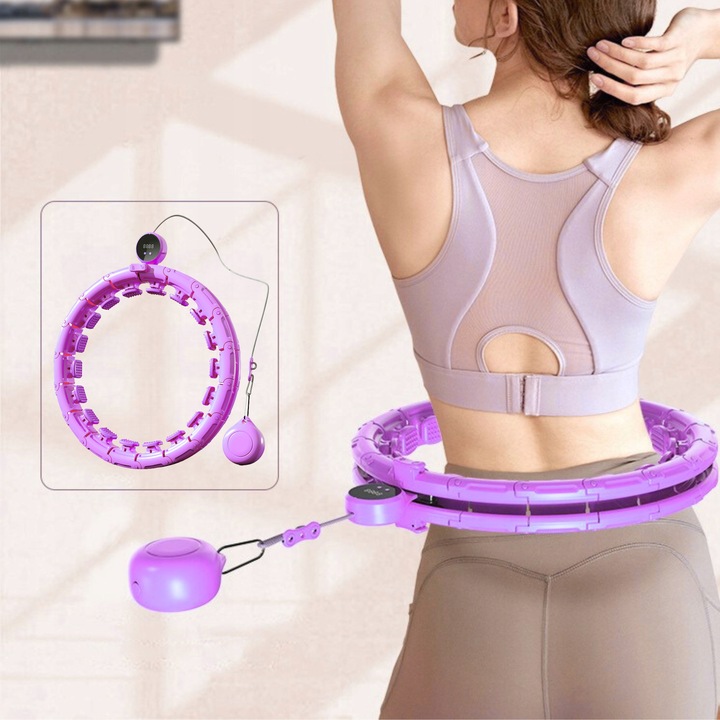 HULA HOP ODCHUDZAJĄCY SMART Z LICZNIKIEM I OBCIĄŻENIEM HULAHOP ODCHUDZAJĄCE