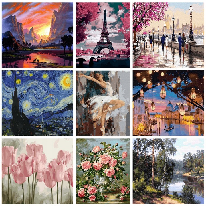 Obraz do MALOWANIA PO NUMERACH Bez Ramy ARTNAPI