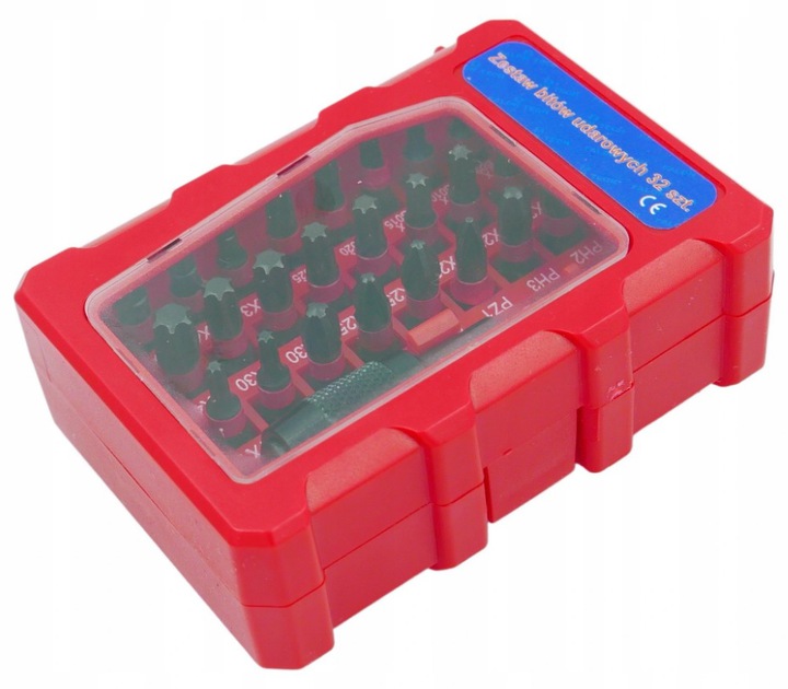 BITY UDAROWE KOŃCÓWKI ZESTAW BITÓW UDAROWYCH 32-el