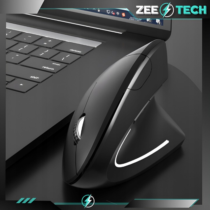 MYSZKA PIONOWA BEZPRZEWODOWA WERTYKALNA CICHA MYSZ DO KOMPUTERA LAPTOPA