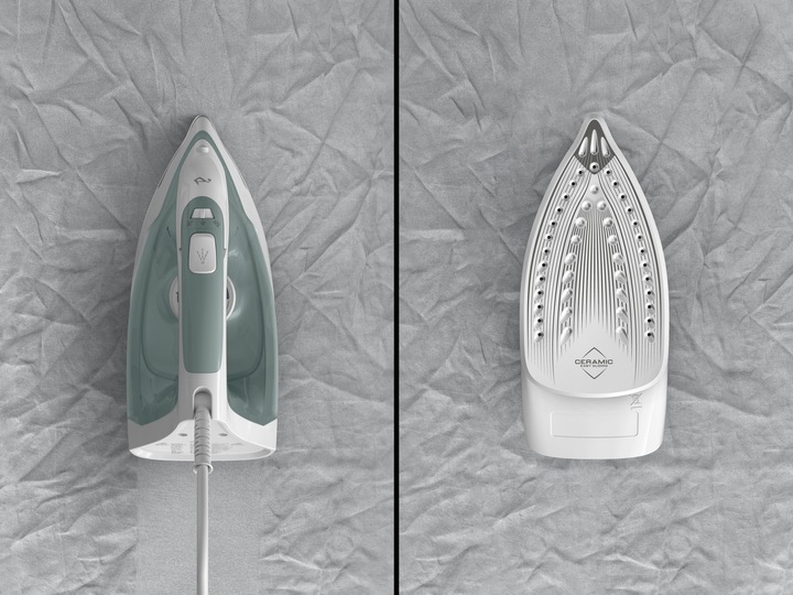 Żelazko parowe TEFAL Virtuo FV2C42 2000W boost 120g/min stopa ceramiczna