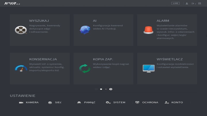 Rejestrator IP NVR4216-EI WizSense Analityka 16 kanałowy do kamer DAHUA