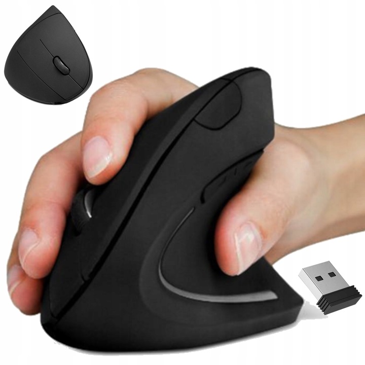 MYSZ ERGONOMICZNA Pionowa Wertykalna Bezprzewodowa
