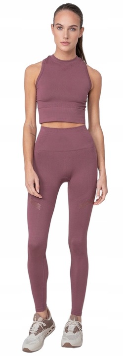 4F Komplet LEGGINSY TOP Sportowy Stanik r. XS/S