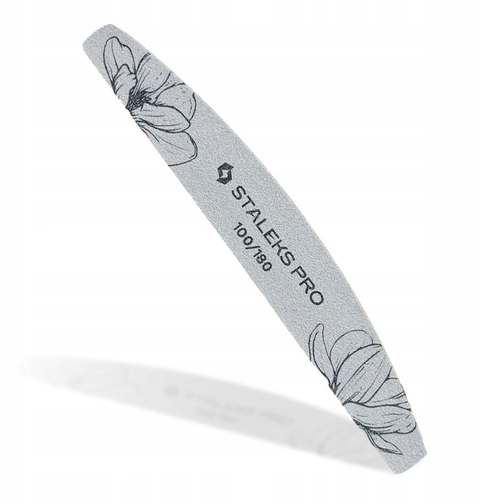Pilnik do paznokci STALEKS mineralny PÓŁKSIĘŻYC łódka 100/180 100