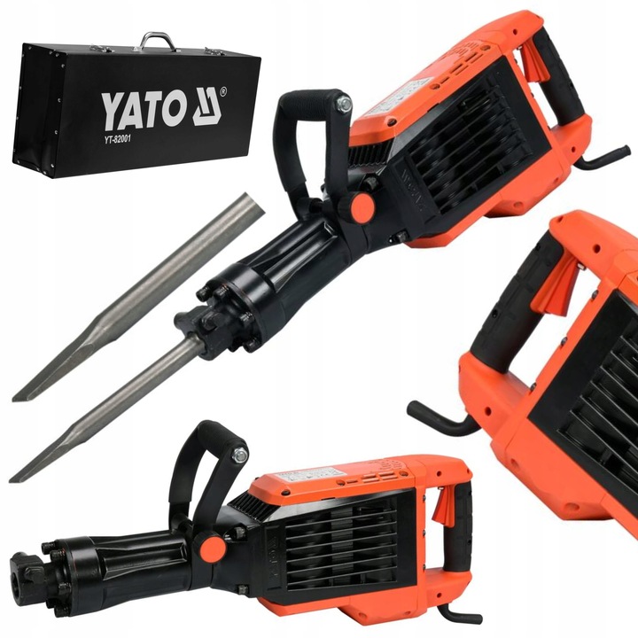 YATO MŁOT WYBURZENIOWY 65J CHŁODZONY OLEJEM YT-82001 HEX 1600W CEGŁA