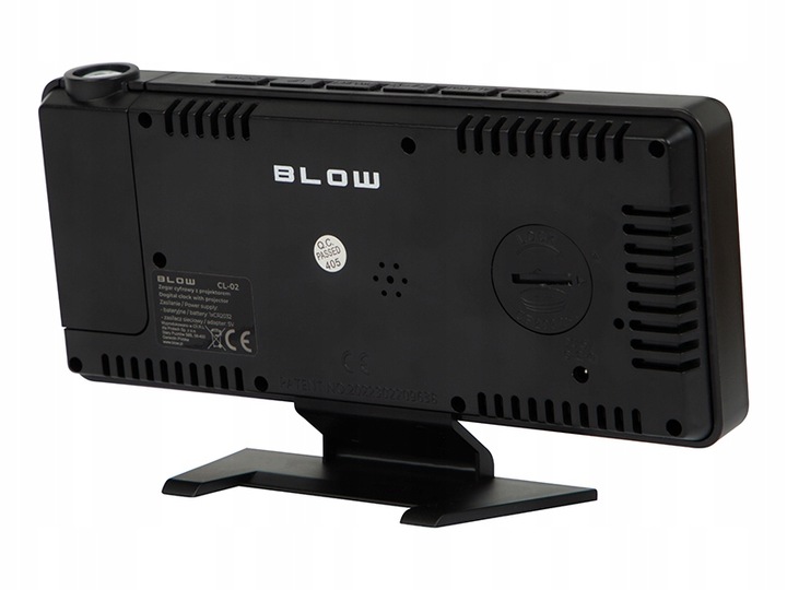 ZEGARY BUDZIK ELEKTORNICZNY CYFROWY Z PROJEKTOREM LED LUSTRO TERMOMETR