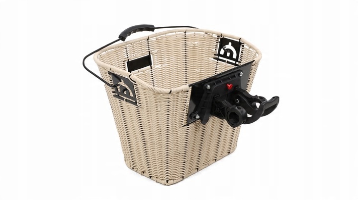 Kosz rowerowy przedni Goetze KR-06 ecru