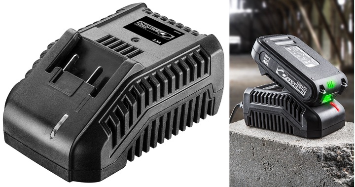 GRAPHITE Młotowiertarka + torba + akumulator + ład