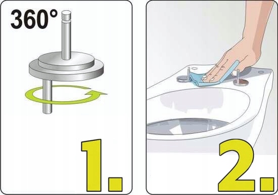 DESKA WC WOLNOOPADAJĄCA SEDESOWA TWARDA WYPINANA
