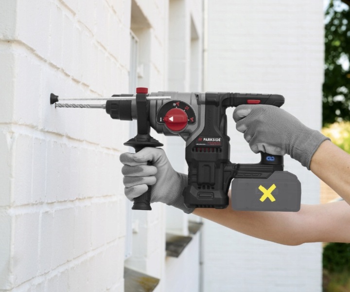 PARKSIDE PERFORMANCE Akumulatorowa młotowiertarka 20 V PKHAP 20-Li C3