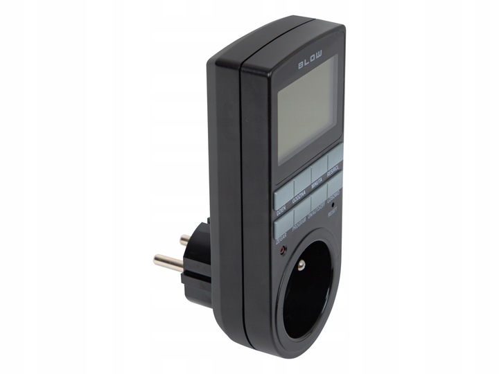 PROGRAMATOR CZASOWY WŁĄCZNIK WYŁĄCZNIK LCD CYFROWY HARMONOGRAM POLSKIE MENU