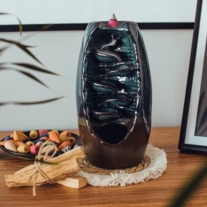 Aromatly Kominek Ceramiczny Zapachowy Kadzidło Wodospad | PREZENT